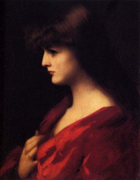 Study of a Woman in Red